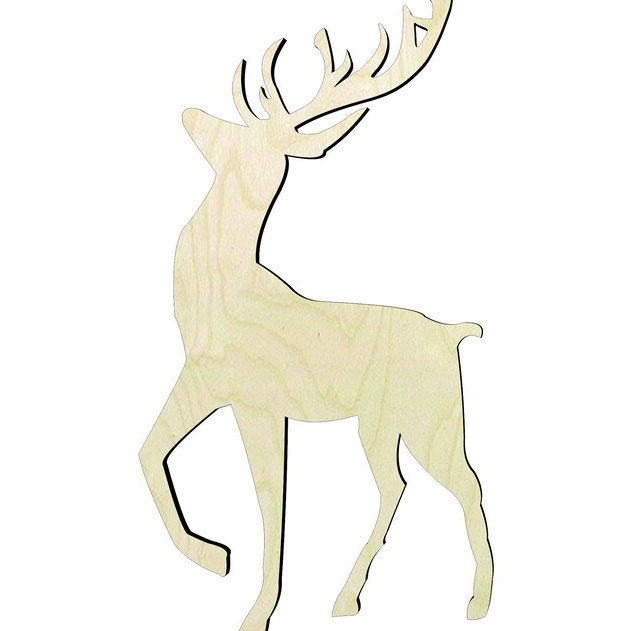 2"-20" Deer Cutouts #2 - wood cutout by Growing Tree Gallery