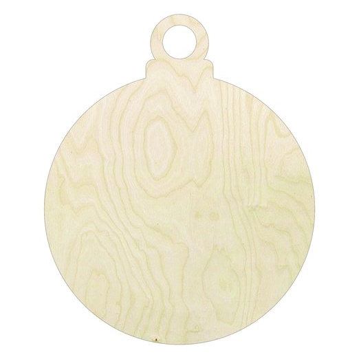 2"-20" DIY ornament-#4 Diy Ornament. Wood Cutout - laser-cut Baltic birch wood cutout for craft projects