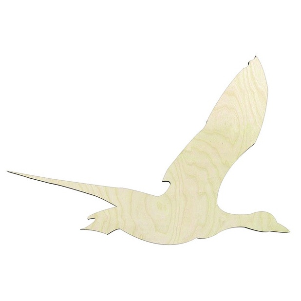 2"-20" Flying Duck wood#2 Wood Cutout - wood cutout by Growing Tree Gallery