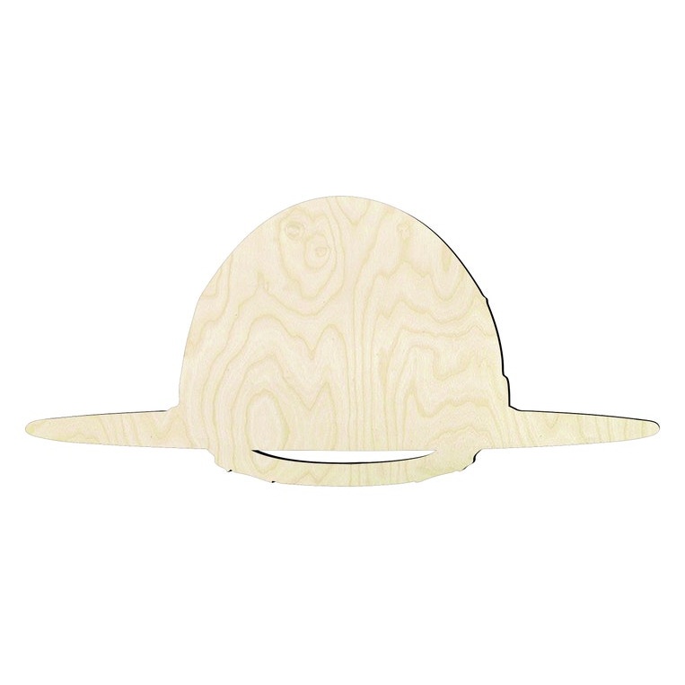 2"-20" Military hat cutouts Craft Supply - laser-cut Baltic birch wood cutout for craft projects