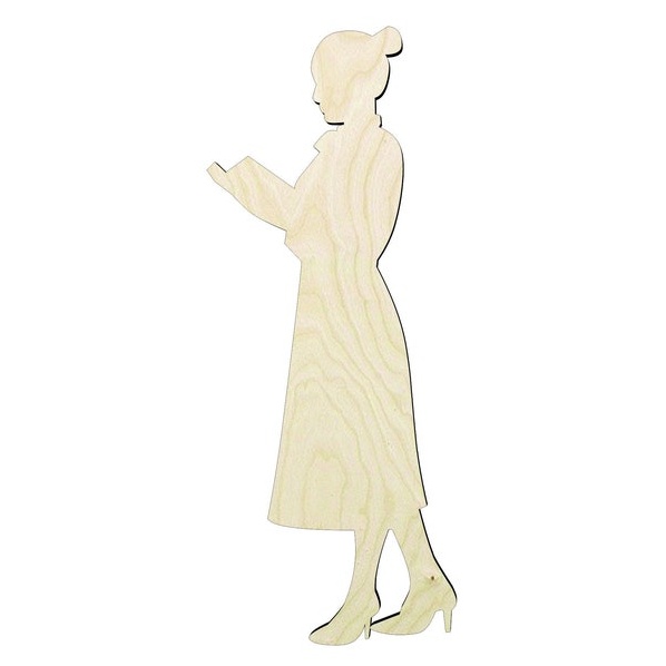 2"-24" Balle dancer Wood Cutout - wood cutout by Growing Tree Gallery