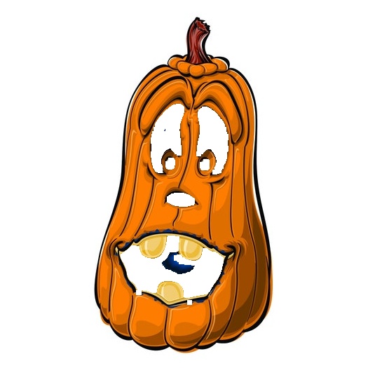 2"- 28" Pumpkin Decal - Laptop sticker - Outdoor Vinyl - Car Decal #2 - premium vinyl decal by Growing Tree Gallery