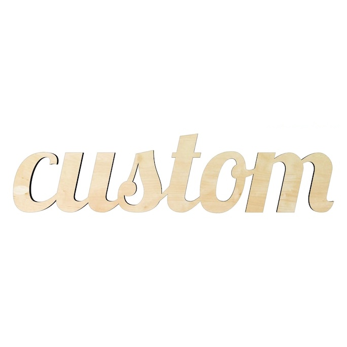 6"-24" Custom Script word cutout #2 - Nursery ... - wood cutout by Growing Tree Gallery