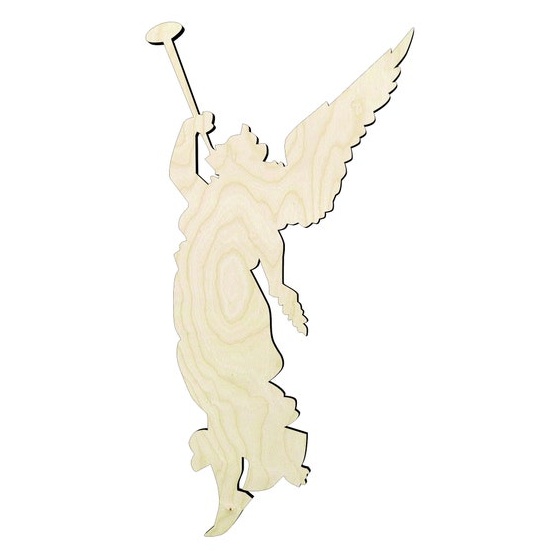 Angel Trumpets -Multiple Sizes Wood Cutout - wood cutout by Growing Tree Gallery