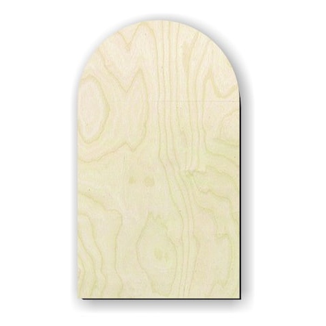 Arch wood cutout - wood cutout by Growing Tree Gallery