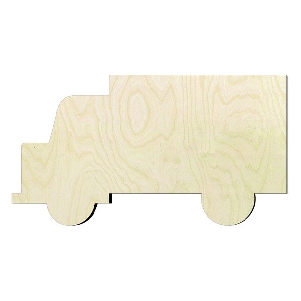 Box truck -Multiple Sizes Wood Cutout - wood cutout by Growing Tree Gallery