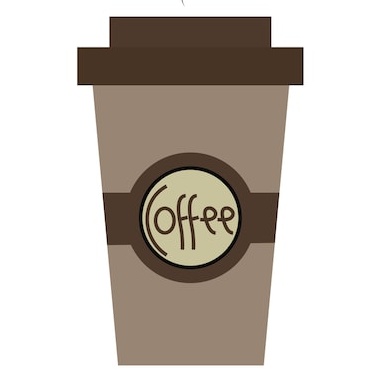 Coffee - Multiple Sizes Decal - Laptop sticker - Outdoor Vinyl - car decal - vinyl decal by Growing Tree Gallery