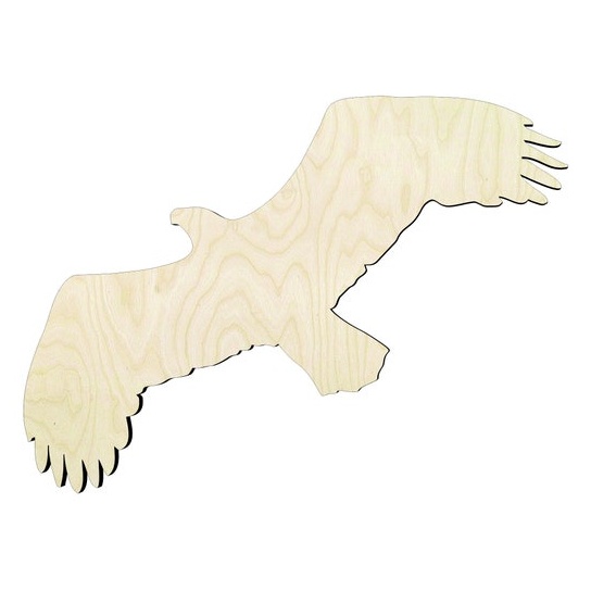Eagle -Multiple Sizes Wood Cutout - wood cutout by Growing Tree Gallery