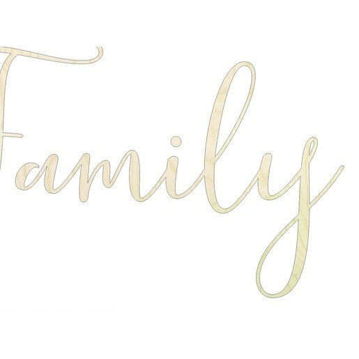 Family word cut out - Multiple Sizes word cutout - Nurse... - wood cutout by Growing Tree Gallery