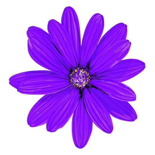 Flower Daisy Decal- Laptop sticker - Outdoor Vinyl - Car Decal - vinyl decal by Growing Tree Gallery