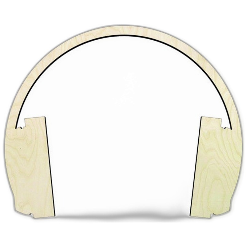 Headphones - Multiple Sizes wood Wood Cutout - wood cutout by Growing Tree Gallery
