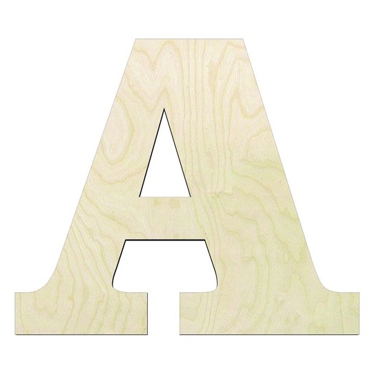 Letters of your choice - Multiple Sizes Large letter cutouts - wood cutout by Growing Tree Gallery