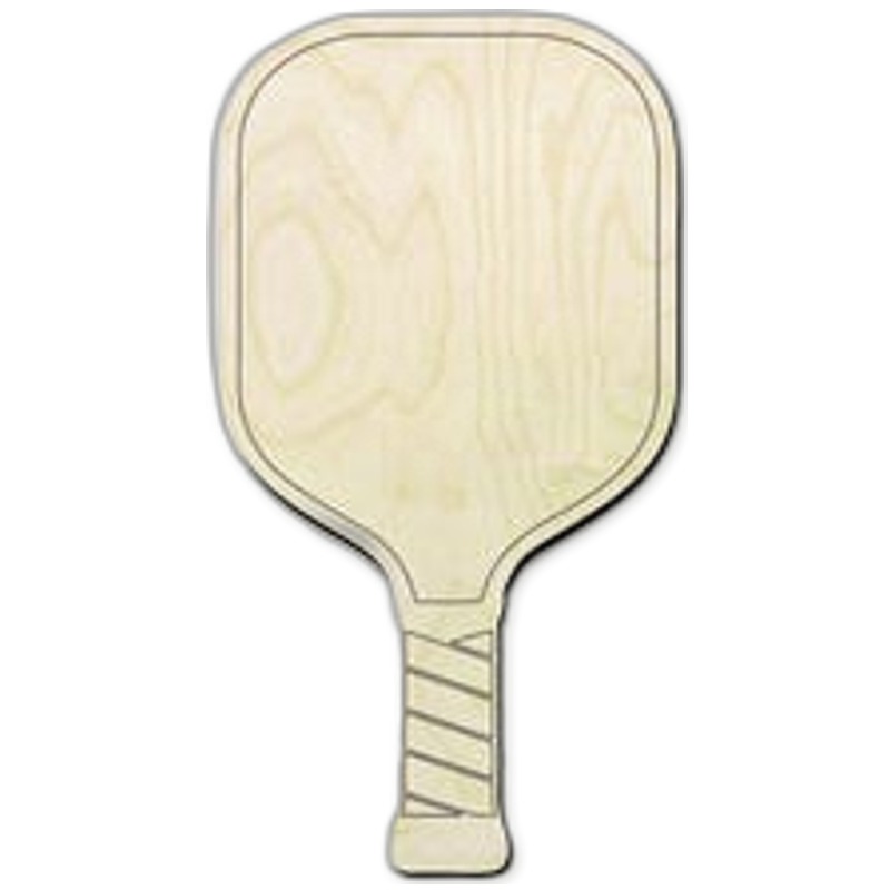 Pickleball Paddle Wood Cutout - Unfinished - wood cutout by Growing Tree Gallery