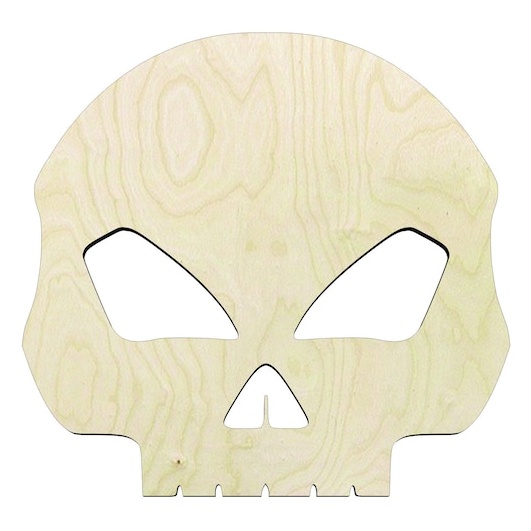 Skull - Multiple Sizes Halloween art project Wood Cutout - wood cutout by Growing Tree Gallery