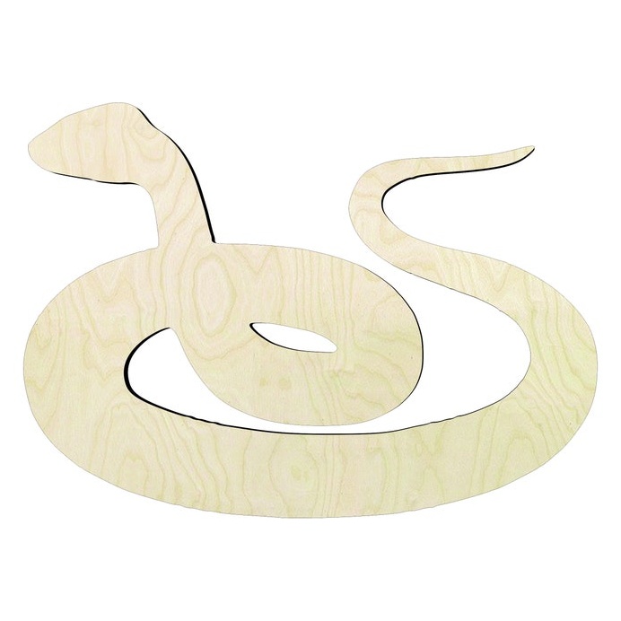 Snake Wood - Multiple Sizes cutout Craft Supply - wood cutout by Growing Tree Gallery