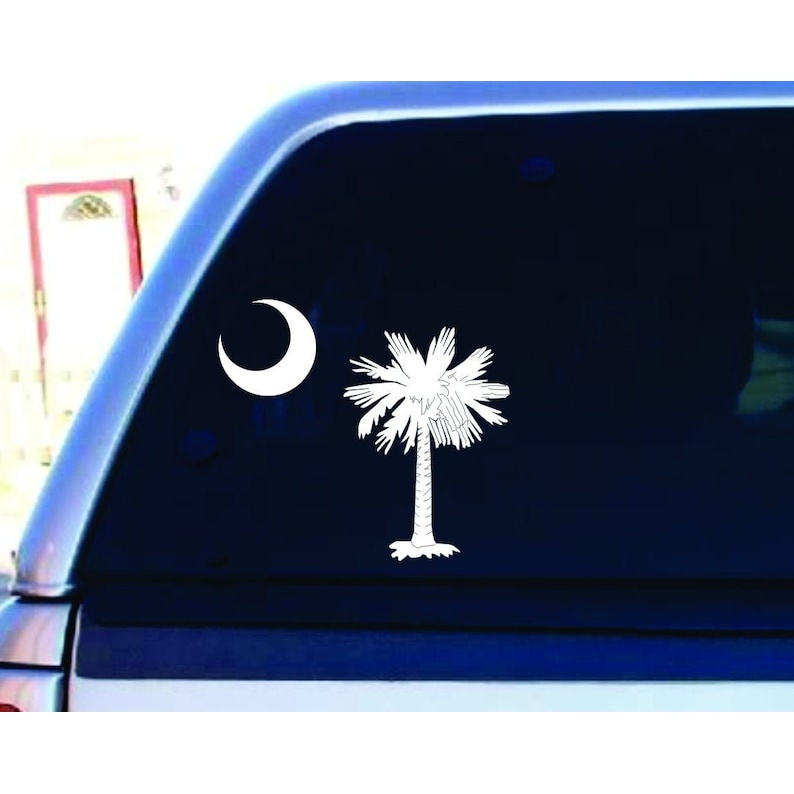 South Carolina - Multiple Sizes Decal- Laptop sticker - Outdoor Vinyl - Car Decal - premium vinyl decal by Growing Tree Gallery