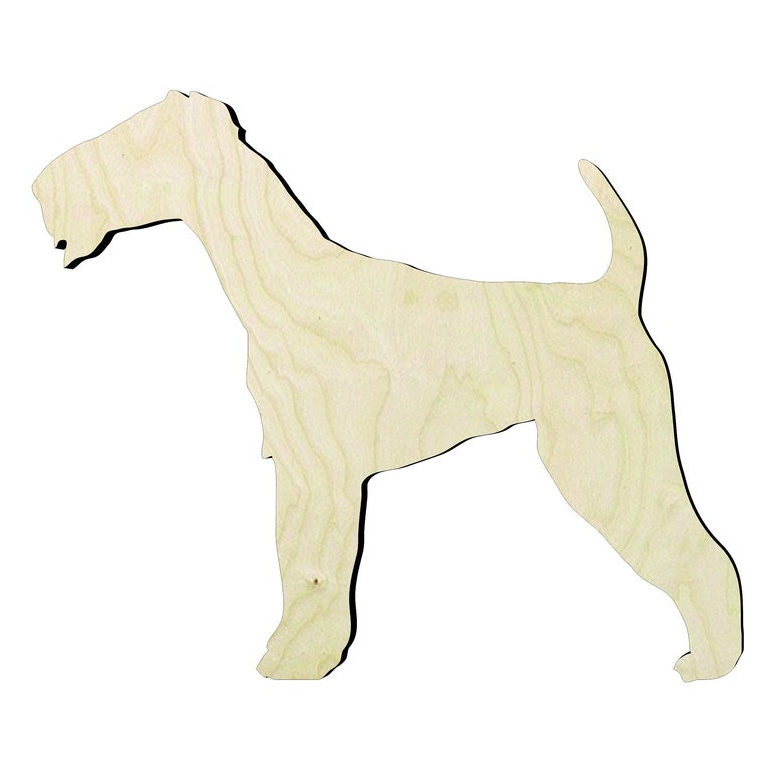 Terrier Dog - Multiple Sizes Wood Wood Cutout - wood cutout by Growing Tree Gallery