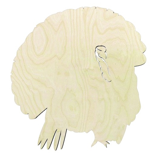 Turkey - Multiple Sizes #2 Wood Cutout - wood cutout by Growing Tree Gallery