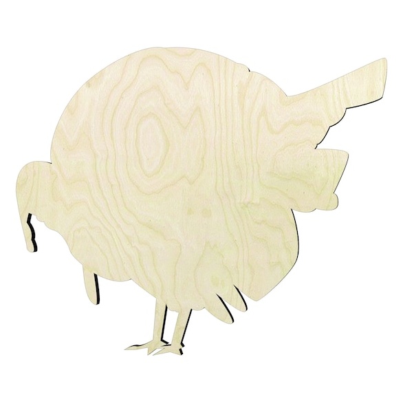 Turkey - Multiple Sizes #4 Wood Cutout - wood cutout by Growing Tree Gallery