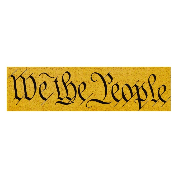 We the people Decal - Multiple Sizes Laptop sticker - indoor-Outdoor Vinyl - Car Decal - vinyl decal by Growing Tree Gallery